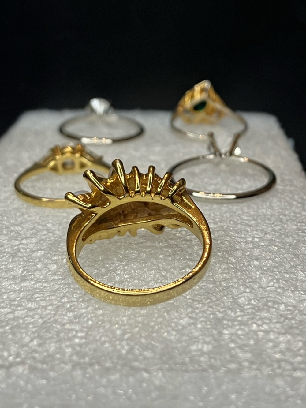 Gold And Silver Tones Ring Collection View 3